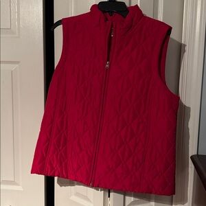 Croft & Barrow red Vest